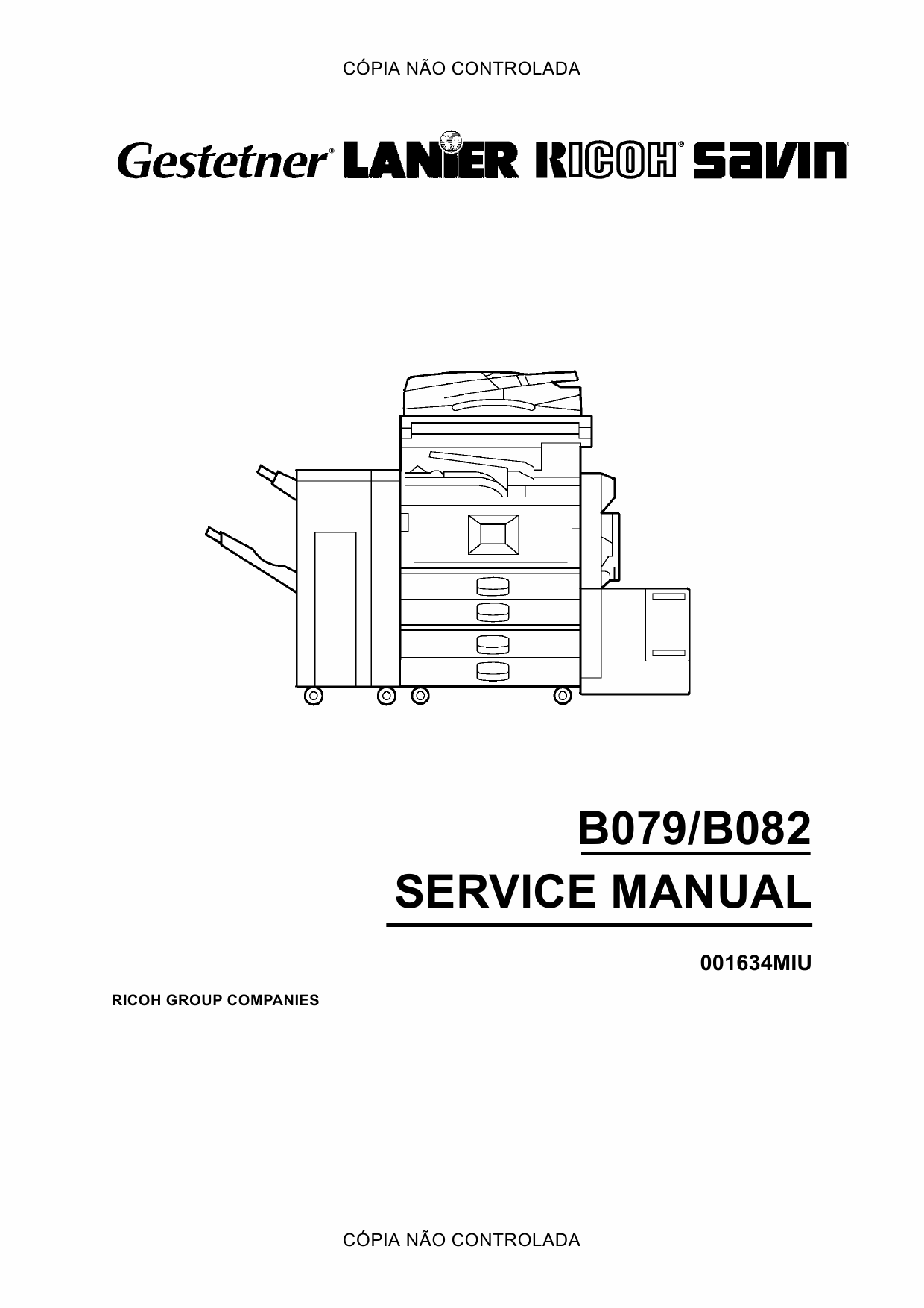 RICOH Aficio 2035 2045 B079 B082 Service Manual-1